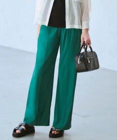 ICB 【WEB限定カラーあり】マットスキューバ トラックワイドパンツ エメラルド