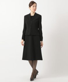 自由区 FORMAL 【洗える/縦横ストレッチ】セオプラスエス横二重ジャケット＋ワンピース