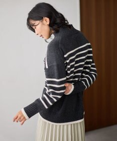 ANY ラムウールボトルネックプルオーバー