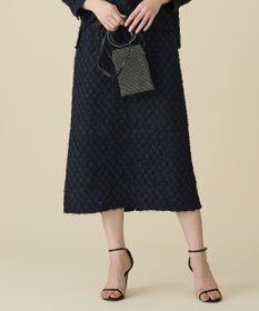 自由区 L 【セットアップ対応】ワッシャーカットジャカード スカート