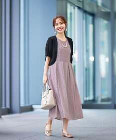 Tiaclasse 【新色追加・洗える】大人上品な総レースワンピース