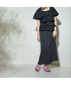 MODE ET JACOMO <carino>プリーツスポンジサンダル