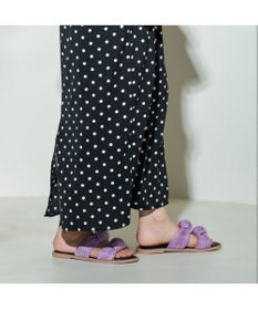 MODE ET JACOMO <carino>プリーツスポンジサンダル