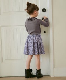 ANY KIDS テレコハイネック長袖Tシャツ