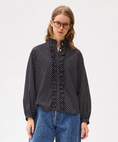 LENO POLKA DOTT BLOUSE / ドットブラウス