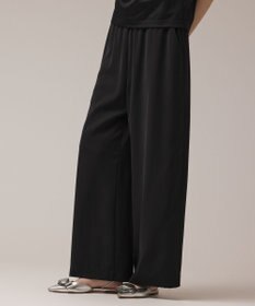 GRACE CONTINENTAL サテンワイドパンツ