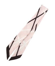 Maison de FLEUR リボンモチーフ柄スカーフ