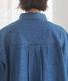 WEGO 【ANGIE VINTAGE】オーバーサイズデニム半袖シャツ