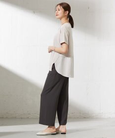 J.PRESS LADIES S 【WEB限定カラーあり・洗える】Lightジョーゼット ワイド パンツ