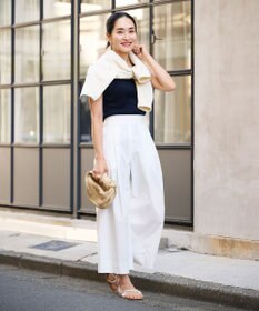 #Newans 【セレモニーにも】スカートライクワイドパンツ