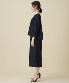 自由区 L 【セットアップ対応】ワッシャーカットジャカード スカート