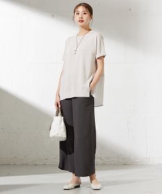 J.PRESS LADIES S 【WEB限定カラーあり・洗える】Lightジョーゼット ワイド パンツ