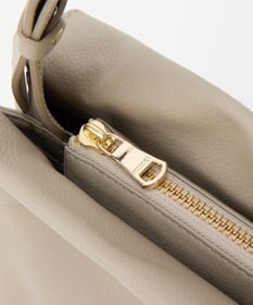 russet 【2025AW新作】レザー横長ショルダーバッグ(CE-1628)