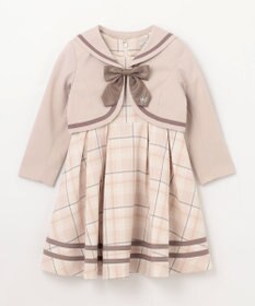 ANY KIDS ジャケット付き チェック ワンピース