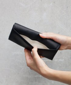 FOLNA RD ソフトレザー・ホイルレザー エンべロープ長財布