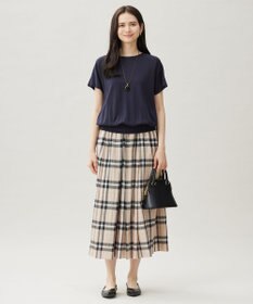 自由区 シアーブライトチェック スカート