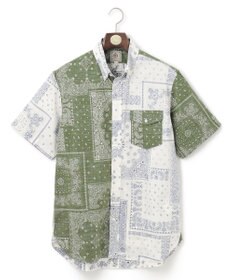 J.PRESS MEN ペイズリーバンダナプリント クレイジーパターンシャツ