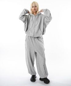 WEGO 【ユニセックス着用ITEM】バルーンBIGダブルZIPパーカー