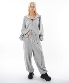 WEGO 【ユニセックス着用ITEM】バルーンBIGダブルZIPパーカー