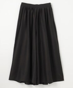 ANY L 【洗濯機可/ウエストゴム/UVケア】スパンボイル撥水スカートパンツ