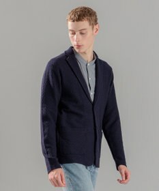 JOSEPH HOMME 新型【洗える】ヴィスコースリンクス 　ニットジャケット