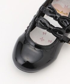 ANY KIDS ダブルストラップフラットシューズ