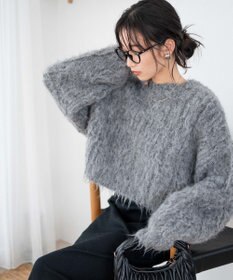 WEGO ブラッシュニットショートプルオーバー