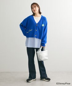 Green Parks トイストーリー／ワッペンショート丈カーディガン