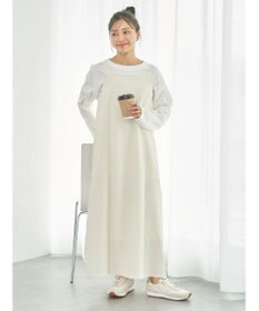 earth music&ecology なみなみ柄キャミワンピース