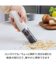 YAMATO テーブル＆キッチン 【レコルト】コードレススポットクリーナー  ナチュラルホワイト  RSC-4(W)　