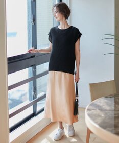 自由区 【XSサイズ～/洗える】チンツサテンタンブラー ナロースカート