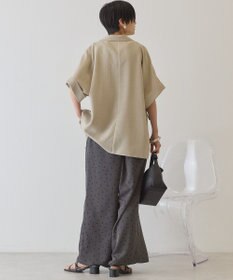 AMERICAN HOLIC 【先行予約】【イージーケア】リネンライク半袖ジャケット