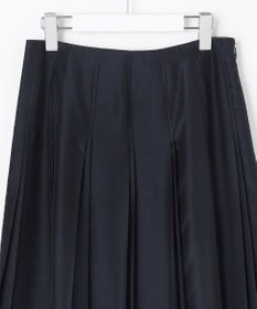 J.PRESS LADIES L エアリースパンボイル プリーツ スカート