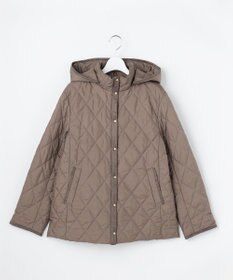 J.PRESS LADIES L 【WEB限定カラーあり】コンパクトタフタキルティング フーデッド コート