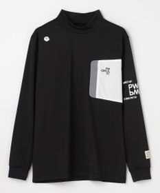 PW CIRCULUS 【吸水速乾 / UV遮蔽率99.5% UVカット / ストレッチ】【MEN】ロングスリーブ ポケットモックT ゴルフ