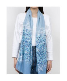 UNBILLION カシュネ cache nez / フラワーボーダー柄プリントストール