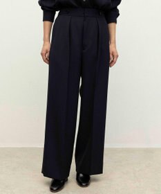 NAVE 【ReNAVE】ウォッシャブルツイル ワイドタックパンツ