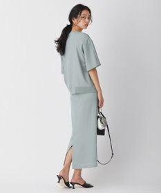 ICB 【新色追加・洗える】 FluidBackSatin Tブラウス