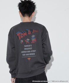 WEGO 【ユニセックス着用ITEM】TOMandJERRYグラフィックプルオーバー