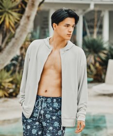 San-ai Resort（三愛水着楽園） ★新色ブルー入荷【UPF50＋】　ユニセックス　サーマルラッシュパーカー　S・M・L　【Reir（レイール）】