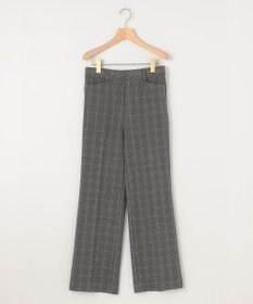 組曲 S 2WAYウォームストレッチ ストレートチェックパンツ