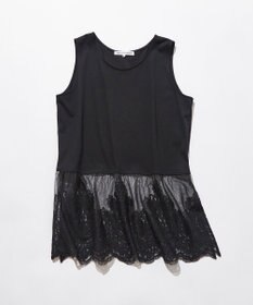 23区 【先行予約】ファインエンブロイダリーコンビ レイヤード カットソー