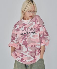 WEGO 【ユニセックス着用ITEM/MLサイズ展開】カモフラグラフィックT（SS）