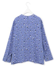 ICB 【UVケア・速乾】Back Satin Amunzen クルーネックブラウス