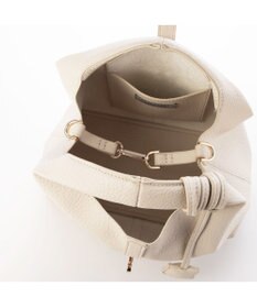 UNBILLION カシュカシュ cachecache / ヒネリベルトソフト合皮ポーチ付ミニトートバッグ