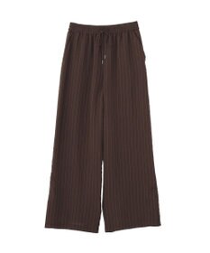 YECCA VECCA 【セットアップ対応】ストライプ柄ワイドパンツ