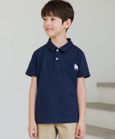 J.PRESS KIDS 【140-170cm】カノコ バックブル 半袖ポロシャツ