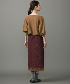 自由区 L 【カタログ掲載】ファインウールカシミヤドルマンシルエット ニット