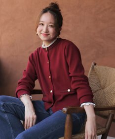 ANY SIS L CICA加工 ニット ジャケット