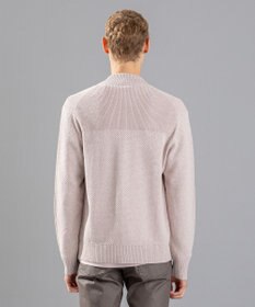 JOSEPH HOMME シルクバルキーハニカム　ジップアップニット